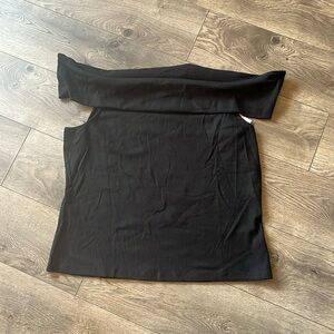 Plus size black Old Navy off-shoulder top